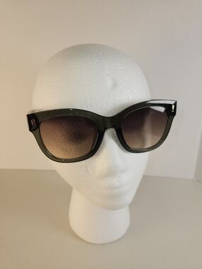 Jones New York Olive Green Oversized Women's Sunglasses